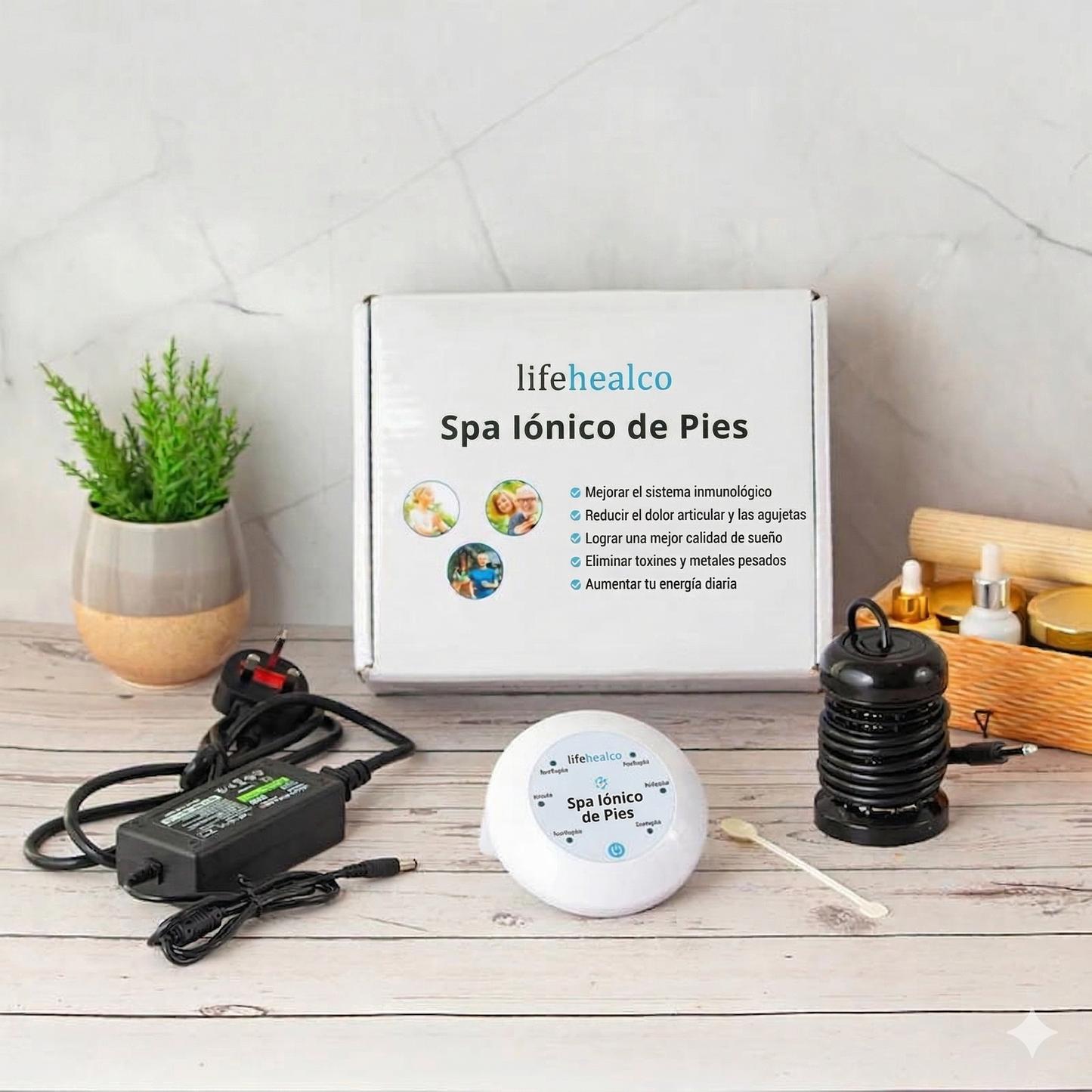 Máquina de desintoxicación iónica para pies