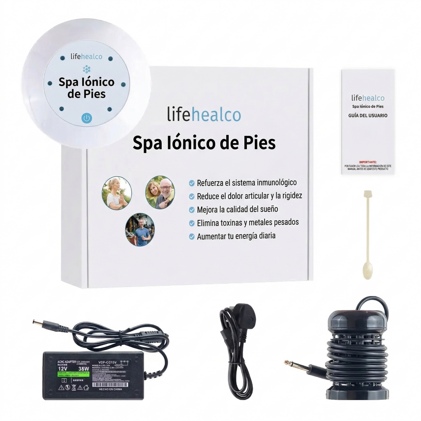 Máquina de desintoxicación iónica para pies
