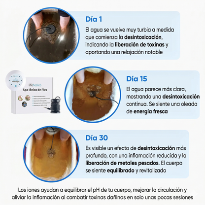 Máquina de desintoxicación iónica para pies