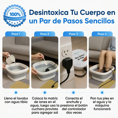Máquina de desintoxicación iónica para pies